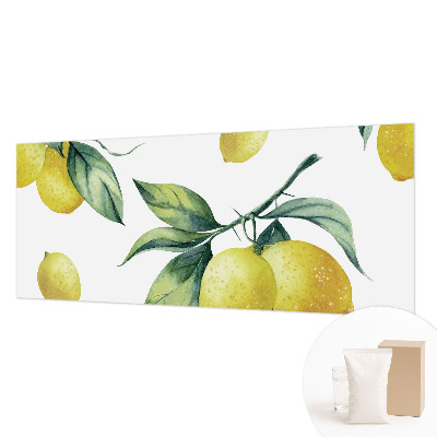 Vliestapete fürs Schlafzimmer Zitronenmotiv