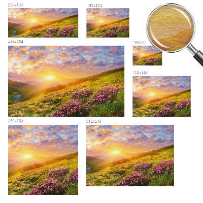 Bedruckte Vlies-Fototapete Bergwesten