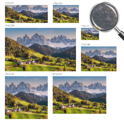 Bildtapete mit einer Berglandschaft