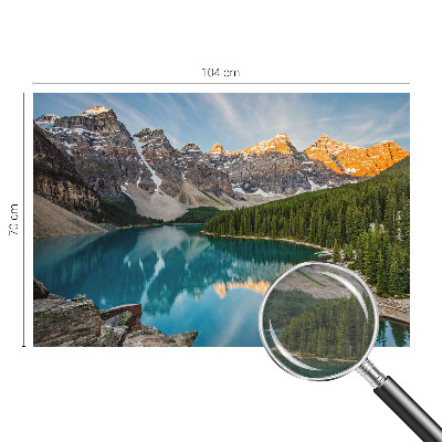 Fototapete nach Maß Spiegelung des Berges