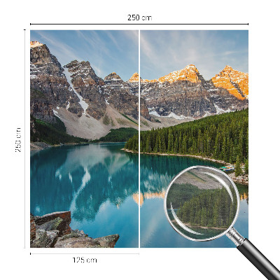 Fototapete nach Maß Spiegelung des Berges