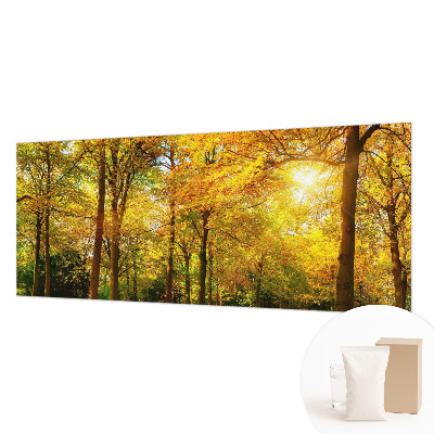Vlies-Fototapete mit Motiv goldener Blätter