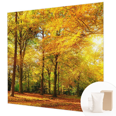Vlies-Fototapete mit Motiv goldener Blätter