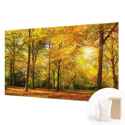 Vlies-Fototapete mit Motiv goldener Blätter