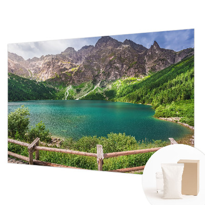 Vlies-Fototapete fürs Schlafzimmer mit Motiv einer Berglandschaft