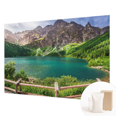 Vlies-Fototapete fürs Schlafzimmer mit Motiv einer Berglandschaft