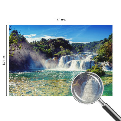 Fototapete fürs Wohnzimmer Wasserfalllandschaft