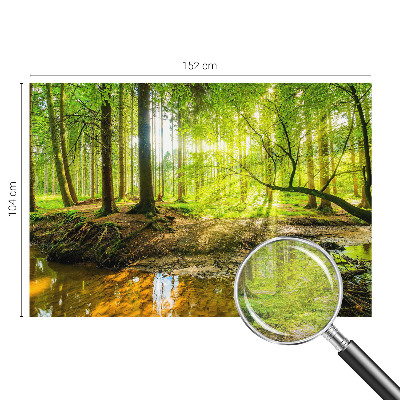 Fototapete fürs Schlafzimmer mit einer grünen Landschaft