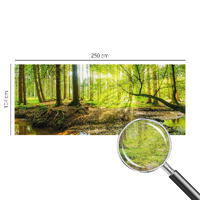 Fototapete fürs Schlafzimmer mit einer grünen Landschaft