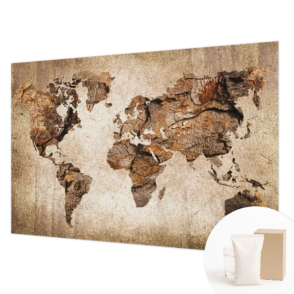 Motivtapete aus Vlies Holzkarte