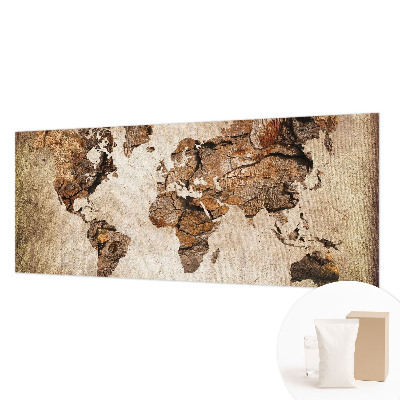 Motivtapete aus Vlies Holzkarte