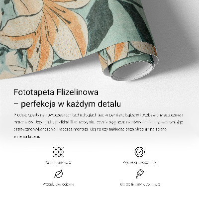 Vlies-Fototapete fürs Wohnzimmer in elegantem Grau