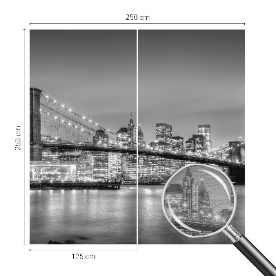 Vlies-Fototapete fürs Kinderzimmer mit Motiv der Metropolis-Brücke