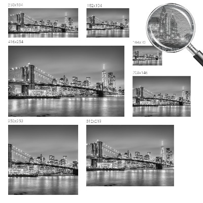 Vlies-Fototapete fürs Kinderzimmer mit Motiv der Metropolis-Brücke
