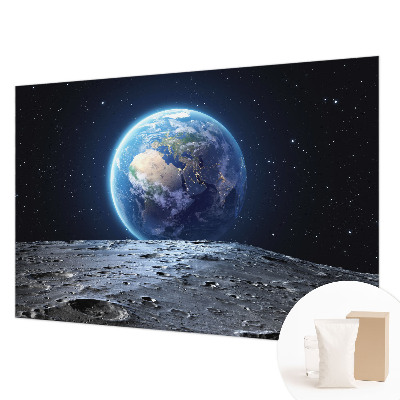 Vliestapete fürs Schlafzimmer mit einem kosmischen Panorama