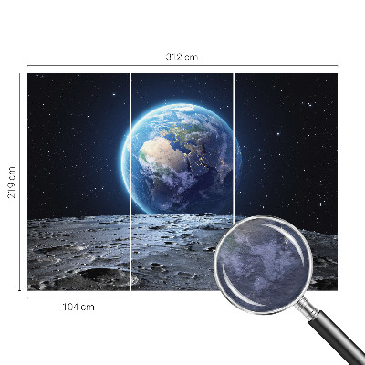 Vliestapete fürs Schlafzimmer Kosmisches Panorama