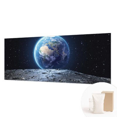 Vliestapete fürs Schlafzimmer mit einem kosmischen Panorama