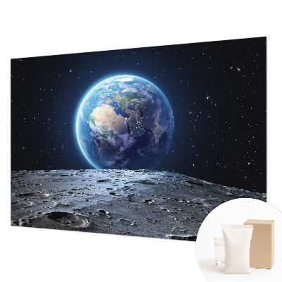 Vliestapete fürs Schlafzimmer mit einem kosmischen Panorama