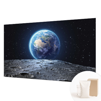 Vliestapete fürs Schlafzimmer mit einem kosmischen Panorama