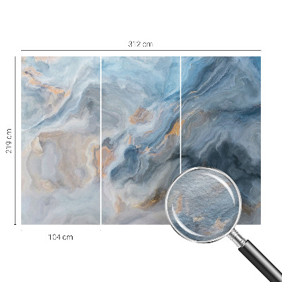 Wand-Fototapete mit farbenfrohen abstrakten Motiven