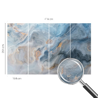 Wand-Fototapete mit farbenfrohen abstrakten Motiven