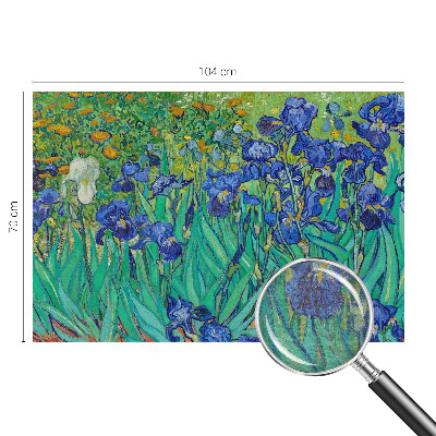 Dekorative Wand-Fototapete mit Motiv Gartenblumen