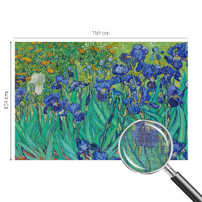 Dekorative Wand-Fototapete mit Motiv Gartenblumen
