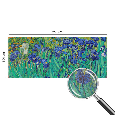 Dekorative Wand-Fototapete mit Motiv Gartenblumen