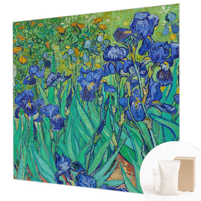 Dekorative Wand-Fototapete mit Motiv Gartenblumen