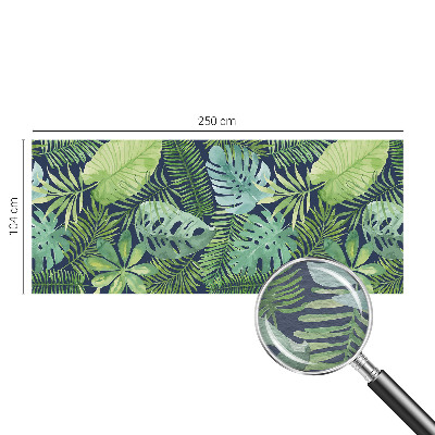 Fototapete fürs Wohnzimmer Tropische Blätter