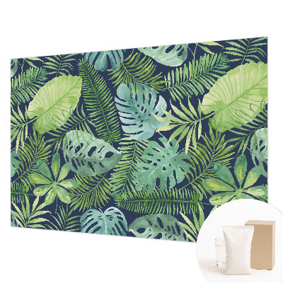 Fototapete fürs Wohnzimmer Tropische Blätter