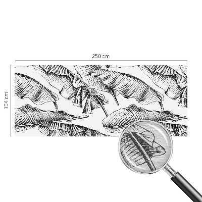 Fototapete fürs Schlafzimmer Bananenblätter