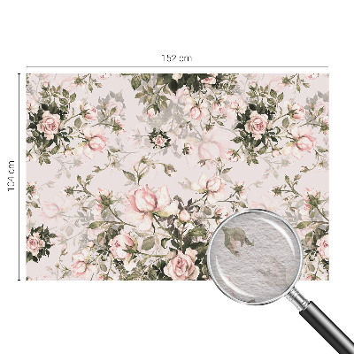 Vlies-Fototapete nach Maß mit Blumenmuster