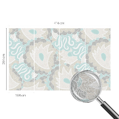Vlies-Fototapete fürs Wohnzimmer mit abstrakten Mustern