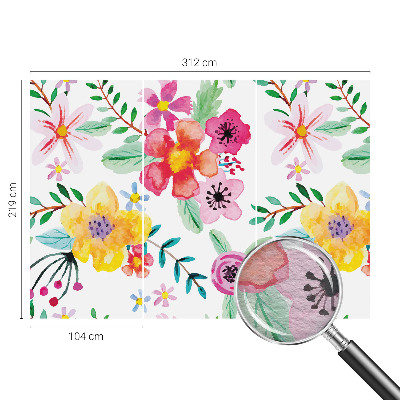 Vliestapete fürs Wohnzimmer Blumige Frische