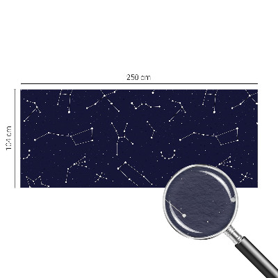 Vlies-Fototapete fürs Kinderzimmer mit Astro-Himmel