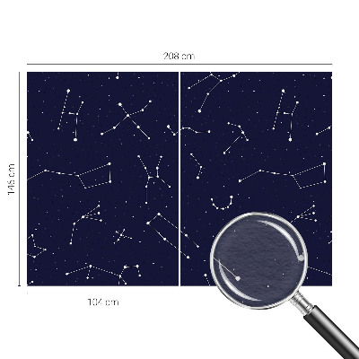 Vlies-Fototapete fürs Kinderzimmer mit Astro-Himmel