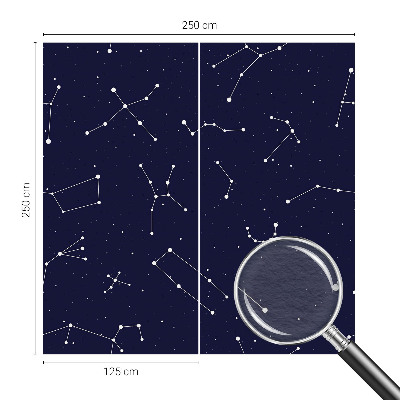 Vlies-Fototapete fürs Kinderzimmer mit Astro-Himmel