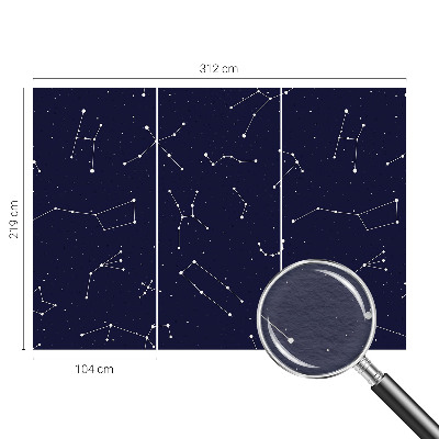 Vlies-Fototapete fürs Kinderzimmer mit Astro-Himmel