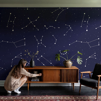 Vlies-Fototapete fürs Kinderzimmer mit Astro-Himmel