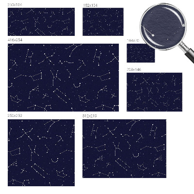 Vlies-Fototapete fürs Kinderzimmer mit Astro-Himmel
