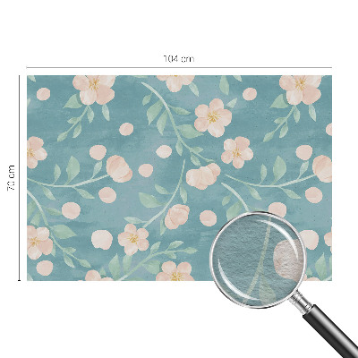 Vliestapete fürs Schlafzimmer mit floralem Muster in eleganter Optik