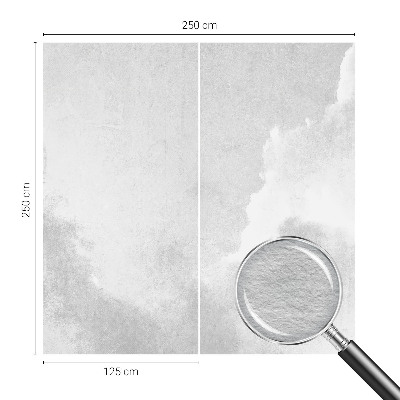Bedruckte Vlies-Fototapete mit zartem Wolkenmotiv