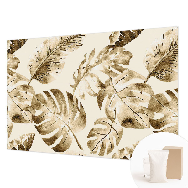 Moderne Vlies-Fototapete mit einem Motiv exotischer Flora