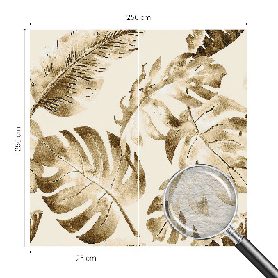 Moderne Vlies-Fototapete mit einem Motiv exotischer Flora