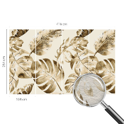 Moderne Vlies-Fototapete mit einem Motiv exotischer Flora