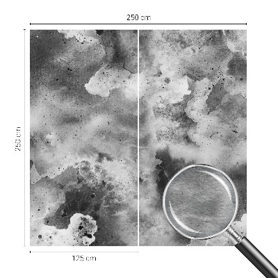 Bildtapete mit grauen Wolkenmotiv