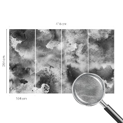 Bildtapete mit grauen Wolkenmotiv