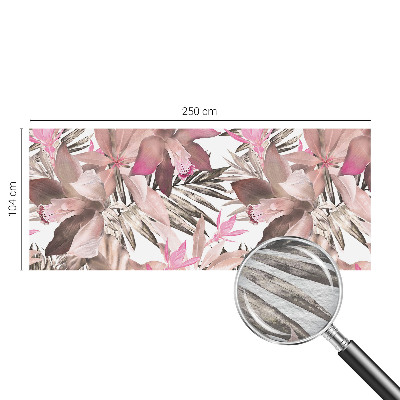 Wand-Fototapete mit exotischem Blumenmotiv