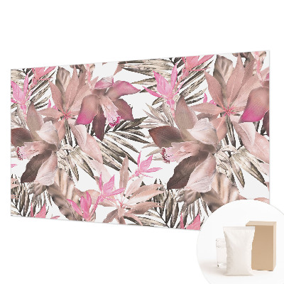 Wand-Fototapete mit exotischem Blumenmotiv